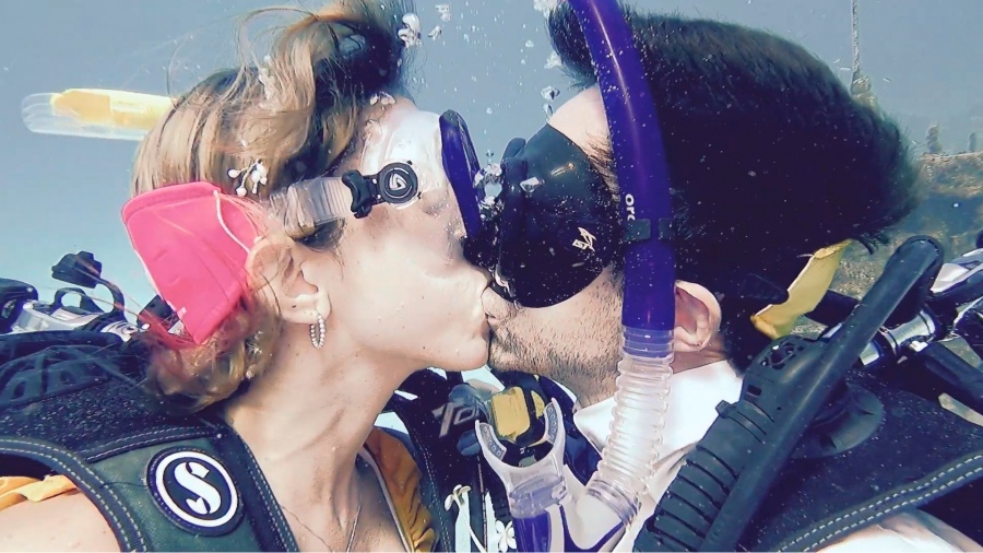 casamiento subacuatico
