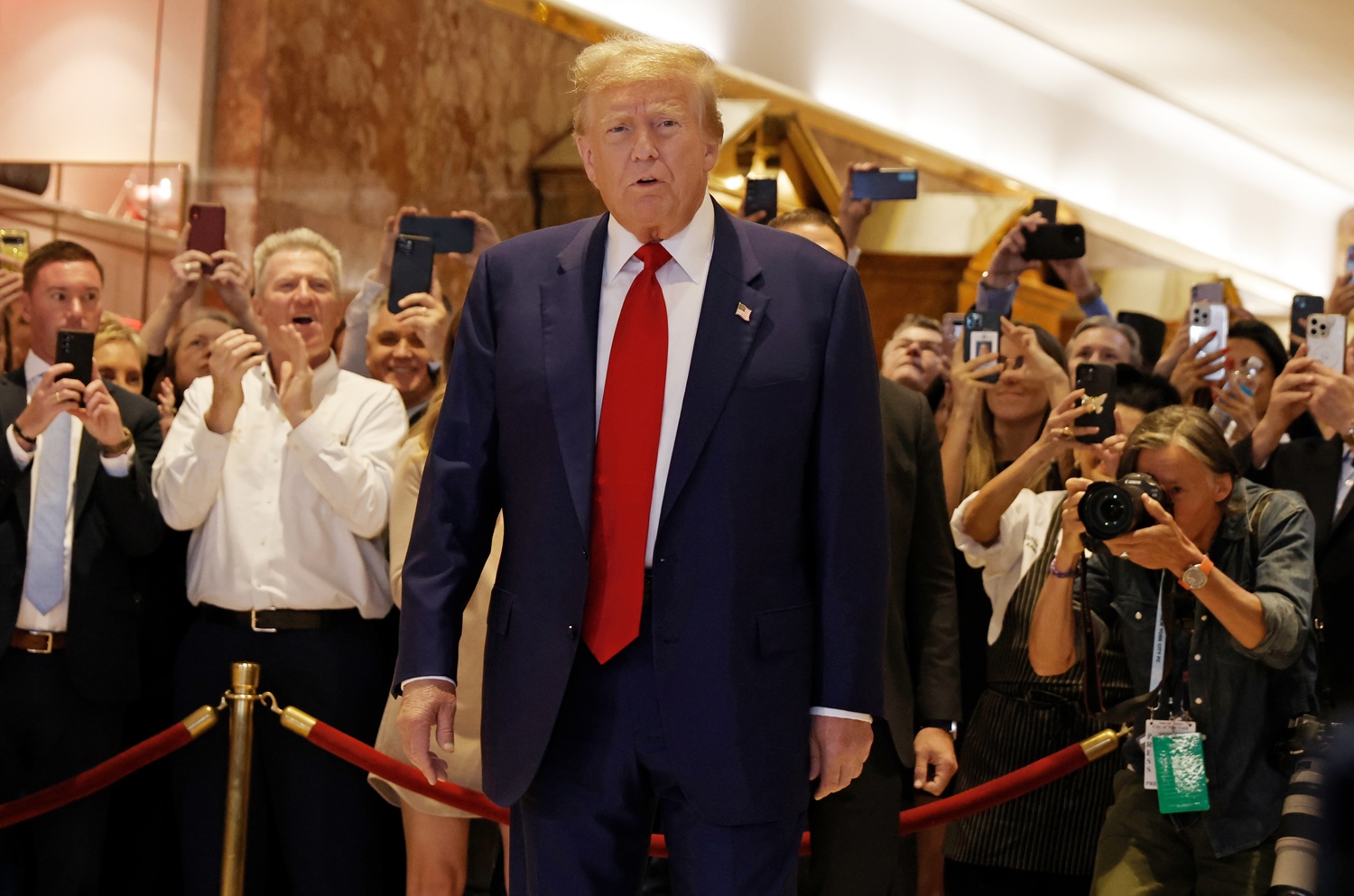 Las claves de la primera rueda de prensa de Trump v
