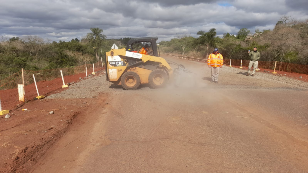 Vialidad realiza obras en la Ruta Provincial N° 1 de Apóstoles