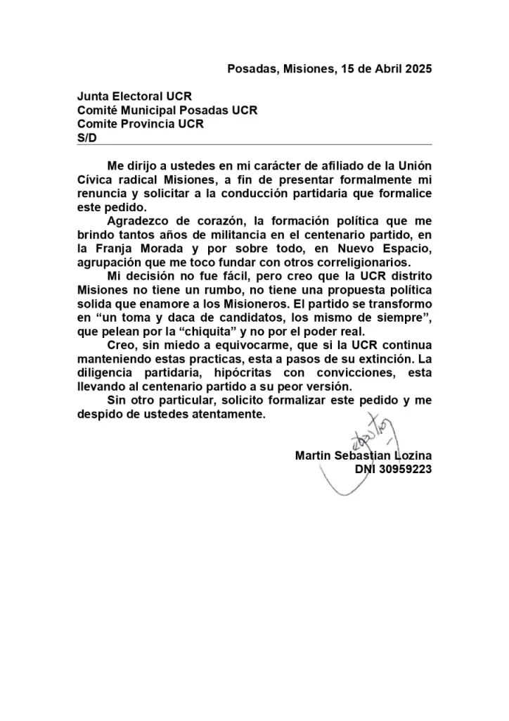 renuncias ucr