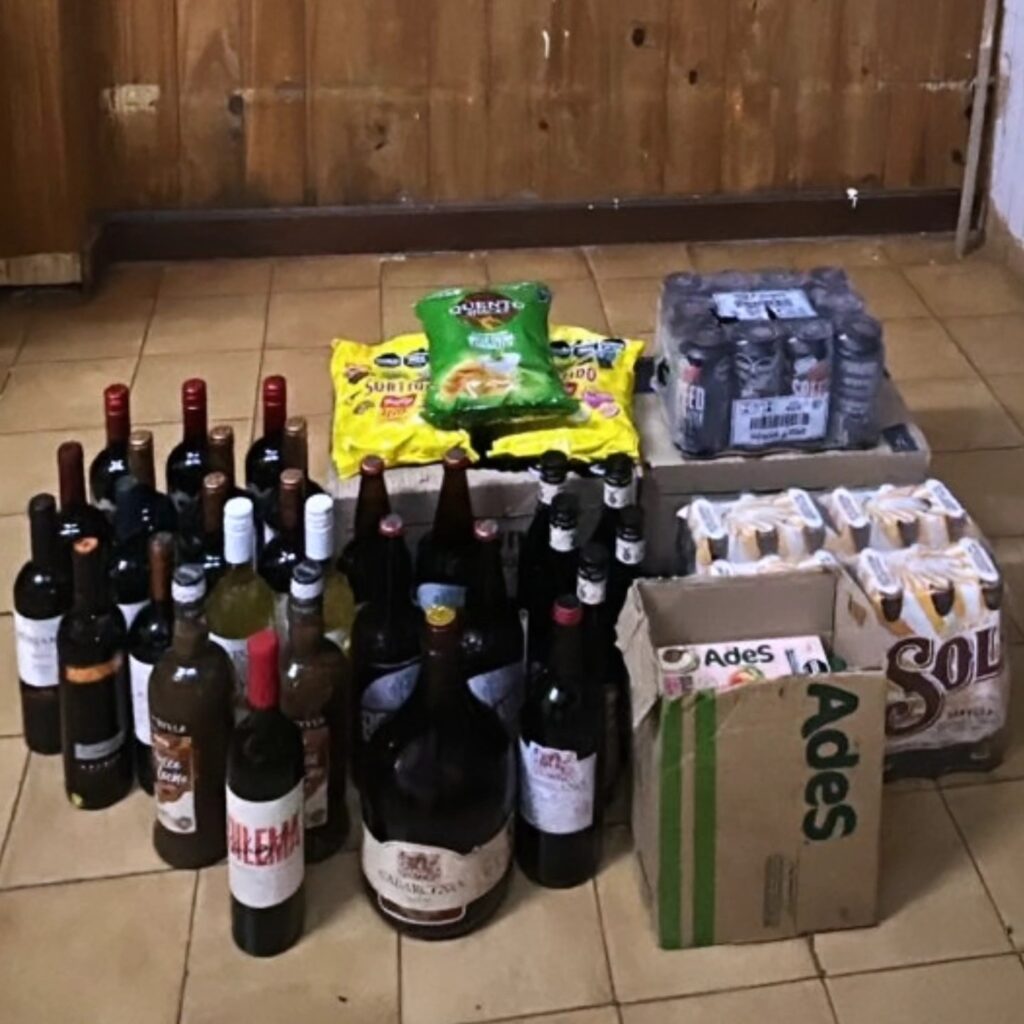 botellas robadas