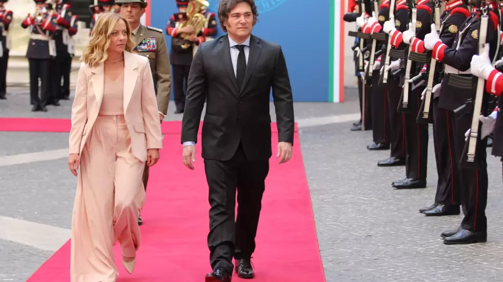 Milei y Meloni