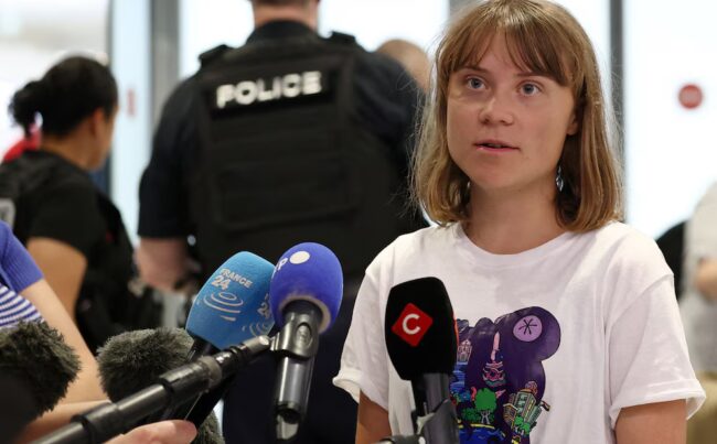 Greta Thunberg Israel