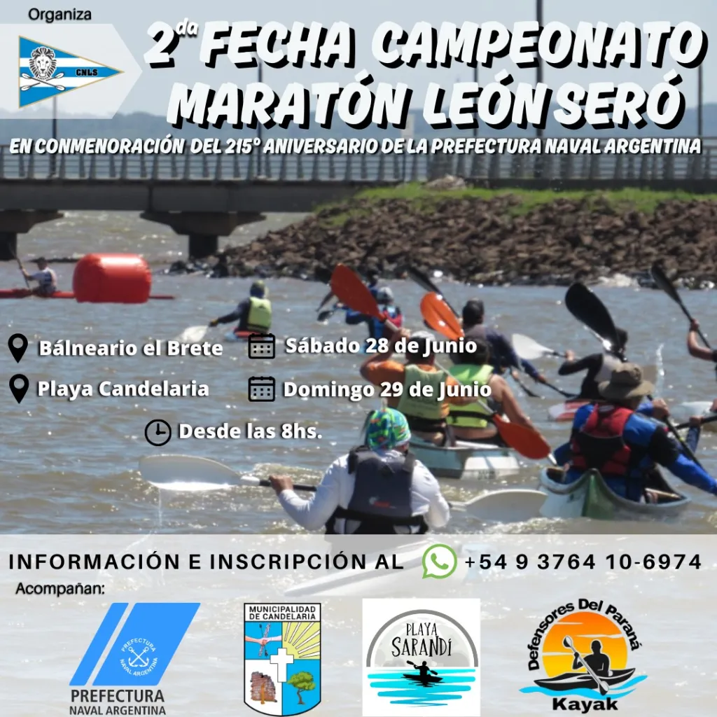 agenda canotaje