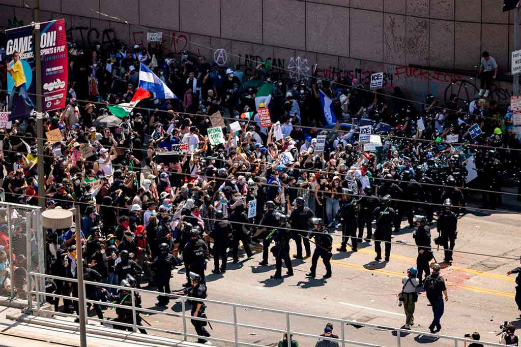 los ángeles trump