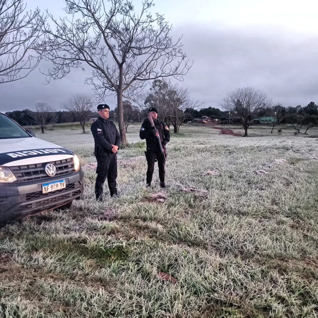policía frío