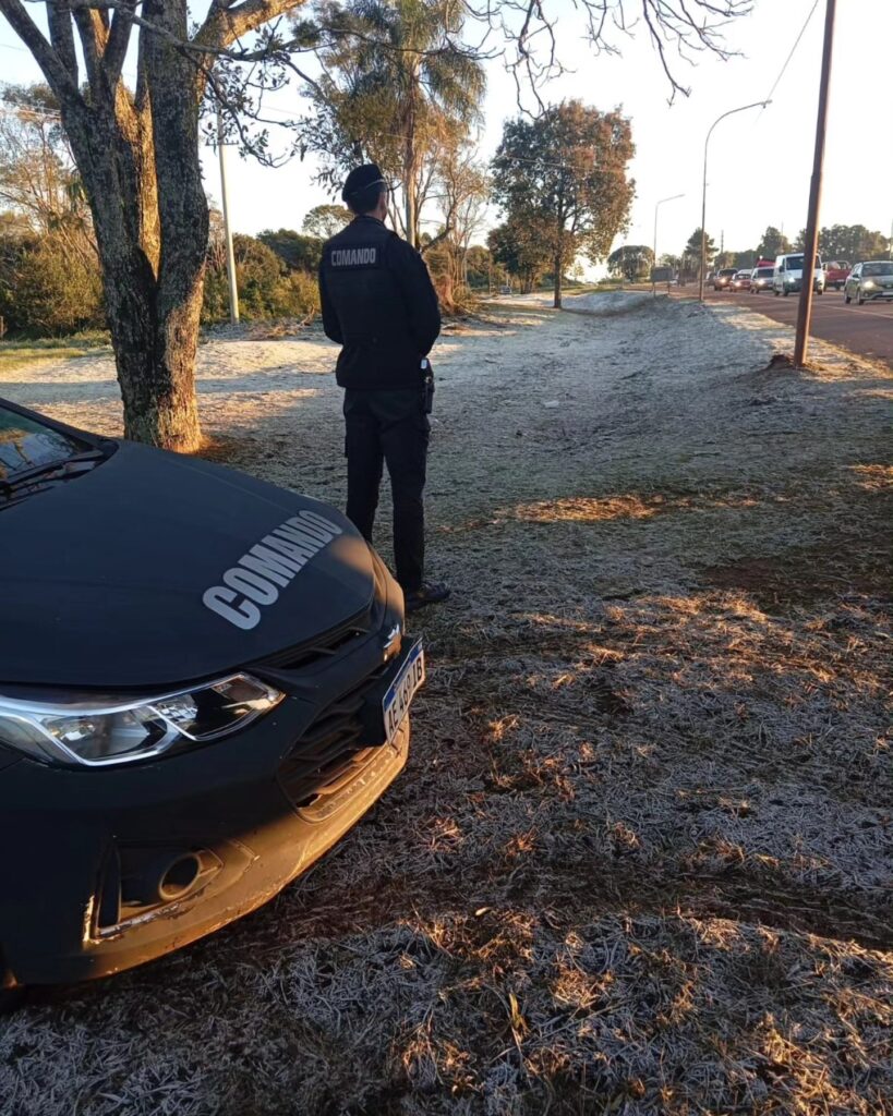 policía frío