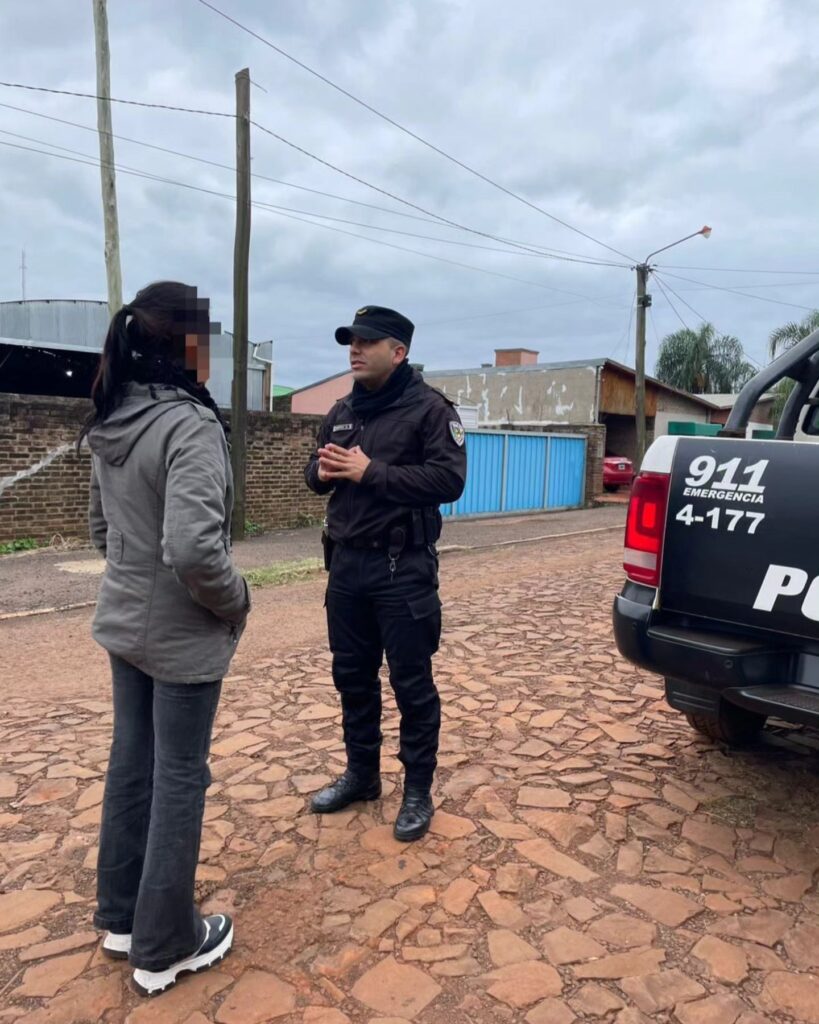 policía frío