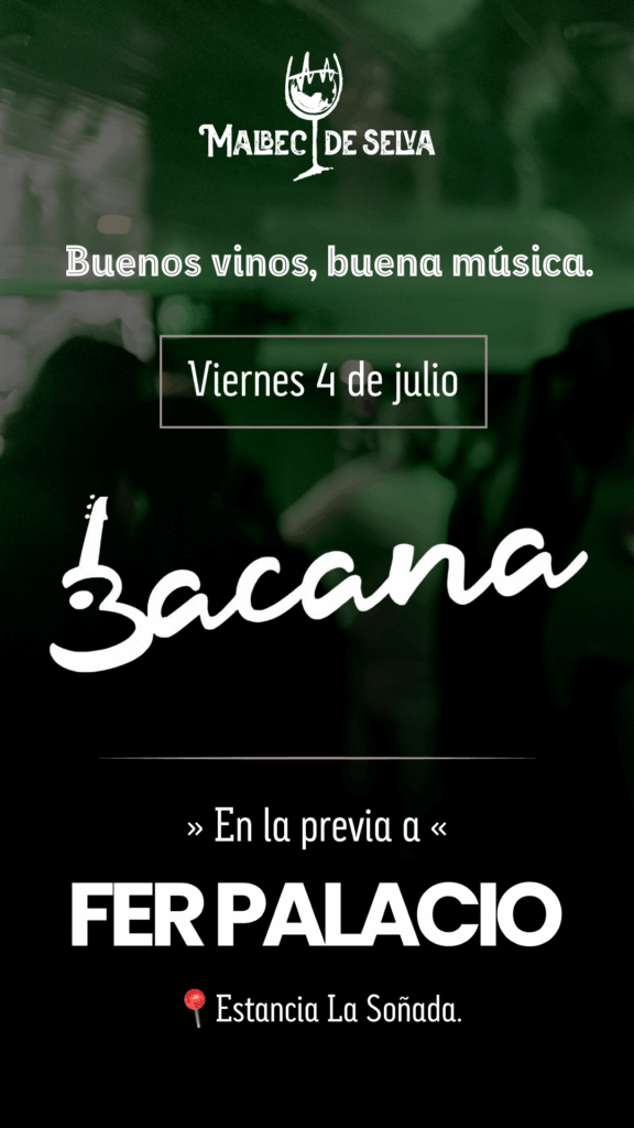 Todo listo para la 3° edición de Malbec de Selva: entradas, shows y transporte 11 Todo listo para la 3° edición de Malbec de Selva: entradas, shows y transporte imagen-10