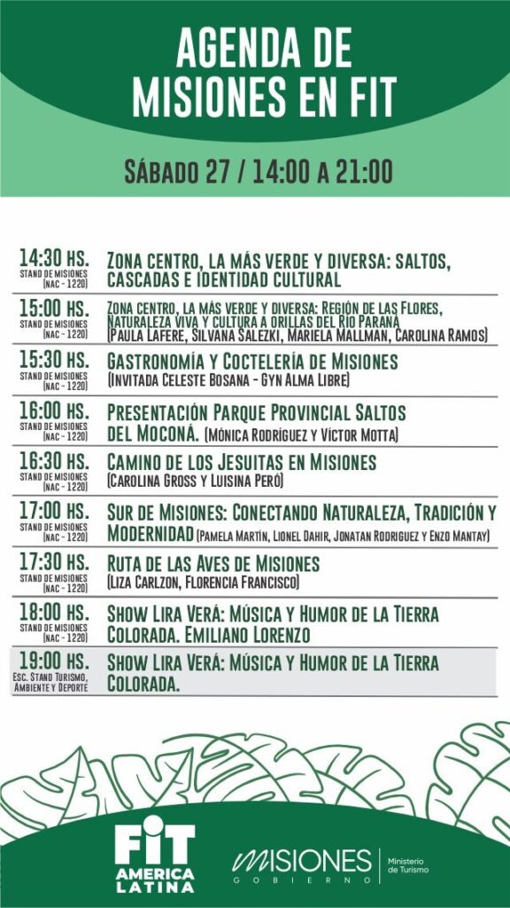 Turismo, naturaleza y cultura: la agenda del stand de Misiones en la FIT imagen-10