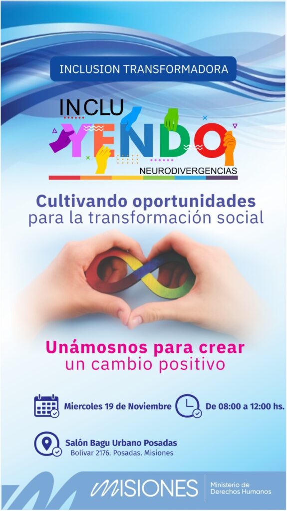 Posadas será sede de un espacio de diálogo sobre inclusión y  neurodivergencias