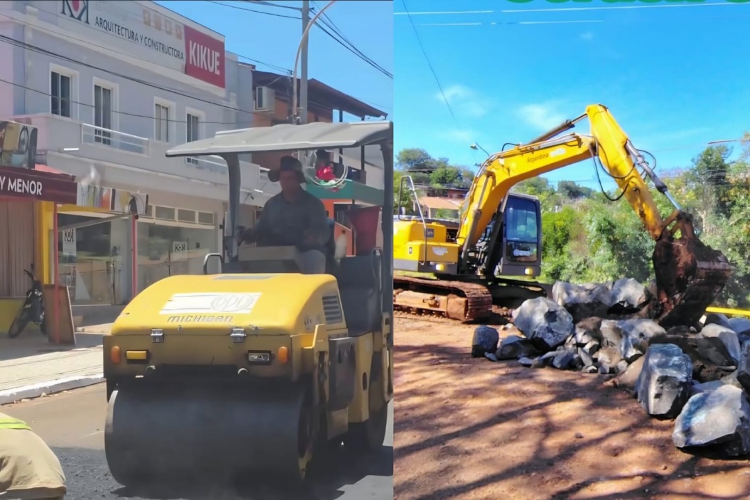 Avanzan en Alem y Oberá las obras de bacheo y reparación de calzadas ...