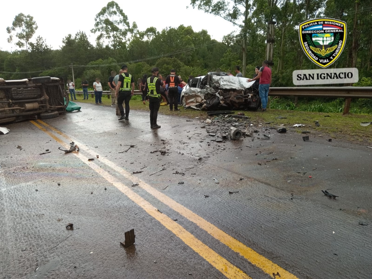 Cuatro muertos en un choque múltiple sobre la ruta nacional 12 en San ...