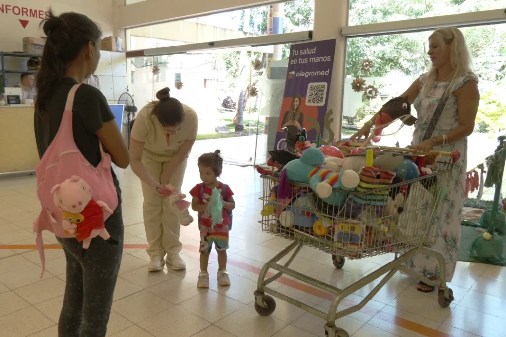 Una campaña solidaria entregó más de mil juguetes a niños internados del Hospital de Pediatría de Posadas 23 Una campaña solidaria entregó más de mil juguetes a niños internados del Hospital de Pediatría de Posadas imagen-22