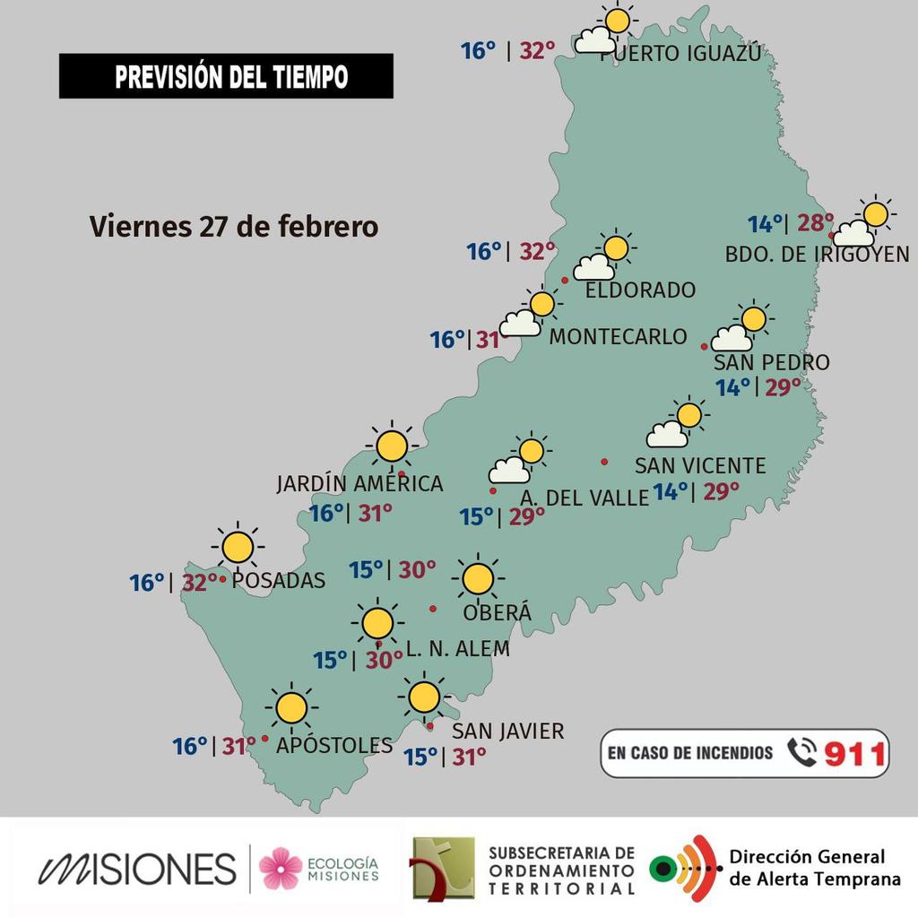 Fin de semana sin lluvias y con calor en Misiones imagen-10