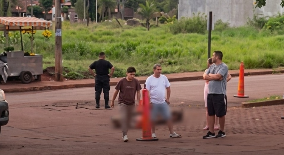 Garupá: Un motociclista murió al ser apuñalado tras una discusión y detuvieron al agresor