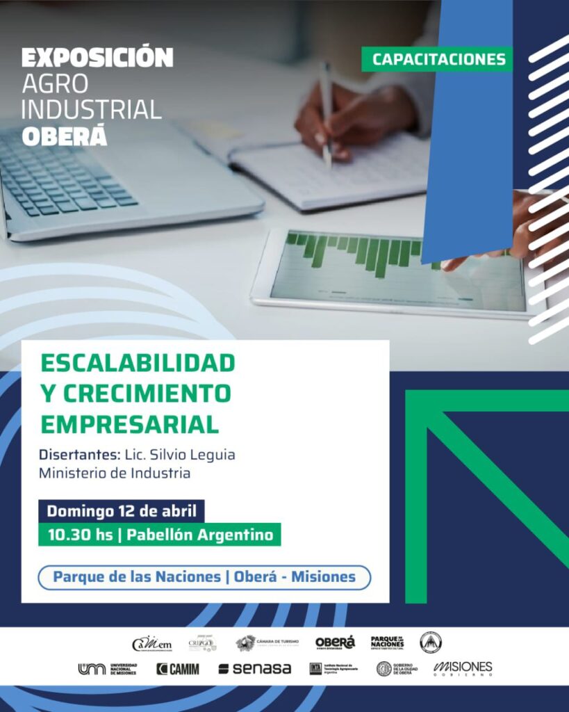 Capacitarán sobre estrategias de escala para acceder a nuevos mercados en la Expo Agroindustrial de Oberá imagen-10