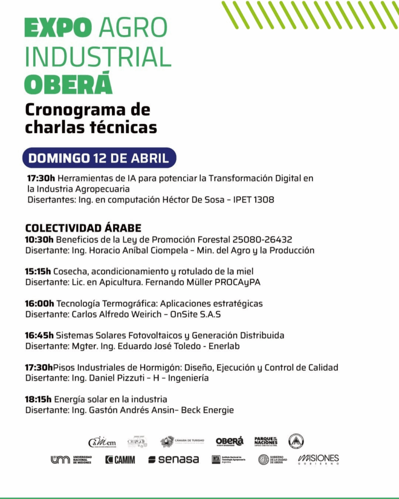 La Expo Agroindustrial pisa fuerte en Oberá: se vienen jornadas de innovación, negocios y más de 120 expositores imagen-81