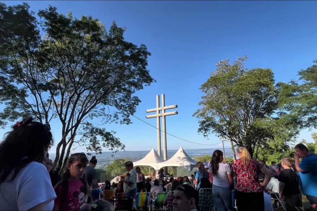 Panambí realizó su segundo Vía Crucis viviente con más de 16 comunidades parroquiales imagen-81