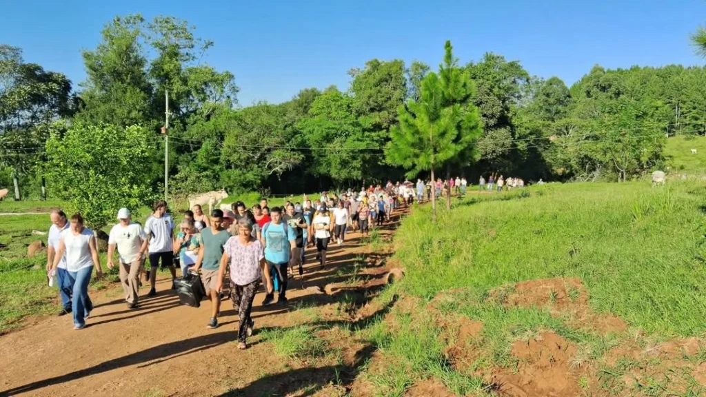 Panambí realizó su segundo Vía Crucis viviente con más de 16 comunidades parroquiales imagen-13