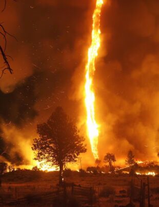 tormentas de fuego y récords de superficie quemada