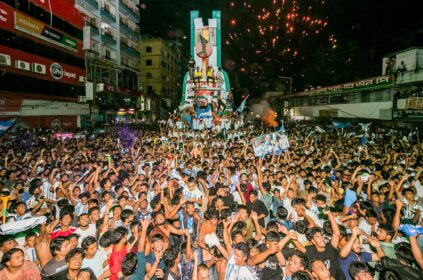 La clasificación de Argentina desató otra multitudinaria celebración de hinchas en Bangladesh