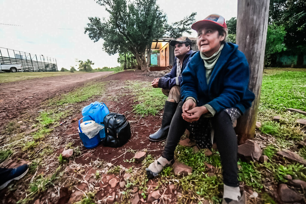 Yerbateros - desregulación yerbatera - Inym - Yerba mate- Milei en Iguazú Misiones - productores yerbateros- tractorazo - Foto Marcos Canal Doce Otaño septiembre 2026