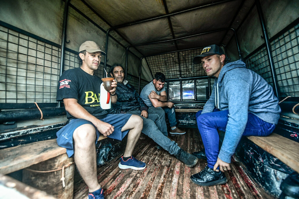 Yerbateros - desregulación yerbatera - Inym - Yerba mate- Milei en Iguazú Misiones - productores yerbateros- tractorazo - Foto Marcos Canal Doce Otaño septiembre 2026