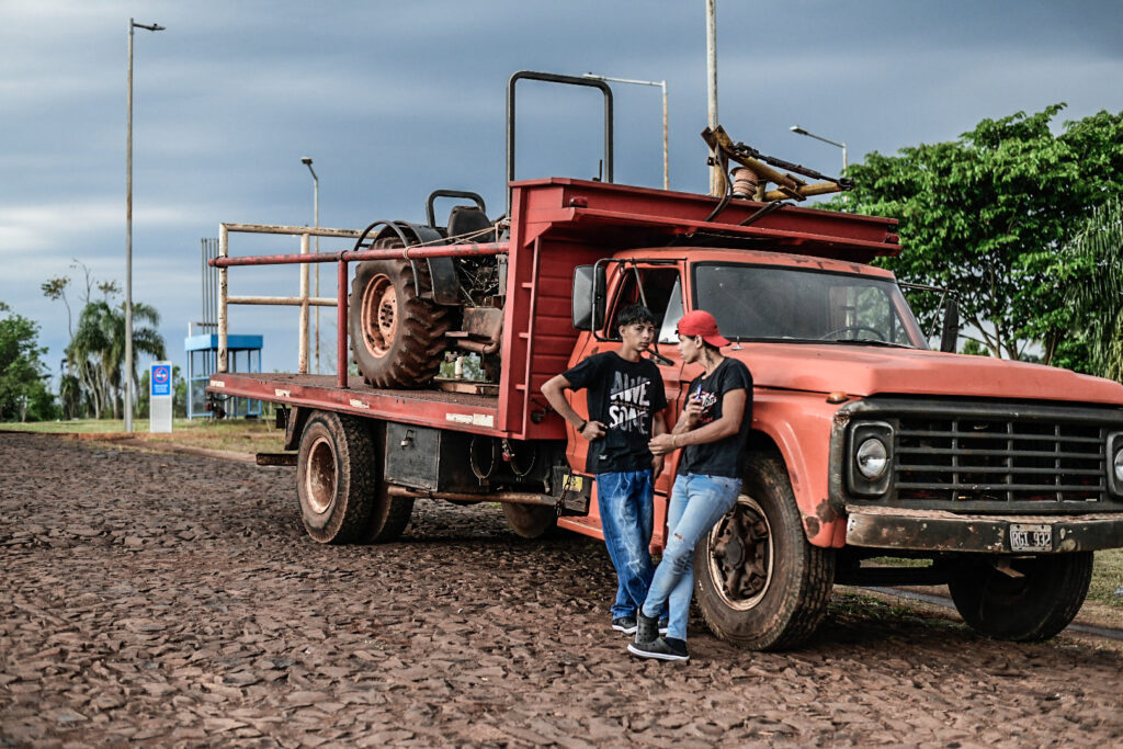 Yerbateros - desregulación yerbatera - Inym - Yerba mate- Milei en Iguazú Misiones - productores yerbateros- tractorazo - Foto Marcos Canal Doce Otaño septiembre 2026