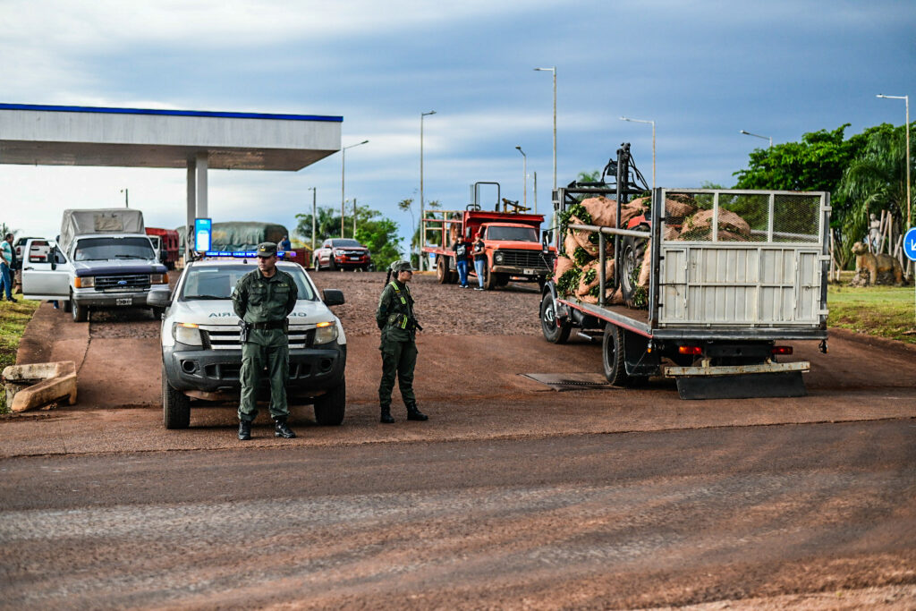 Yerbateros - desregulación yerbatera - Inym - Yerba mate- Milei en Iguazú Misiones - productores yerbateros- tractorazo - Foto Marcos Canal Doce Otaño septiembre 2026