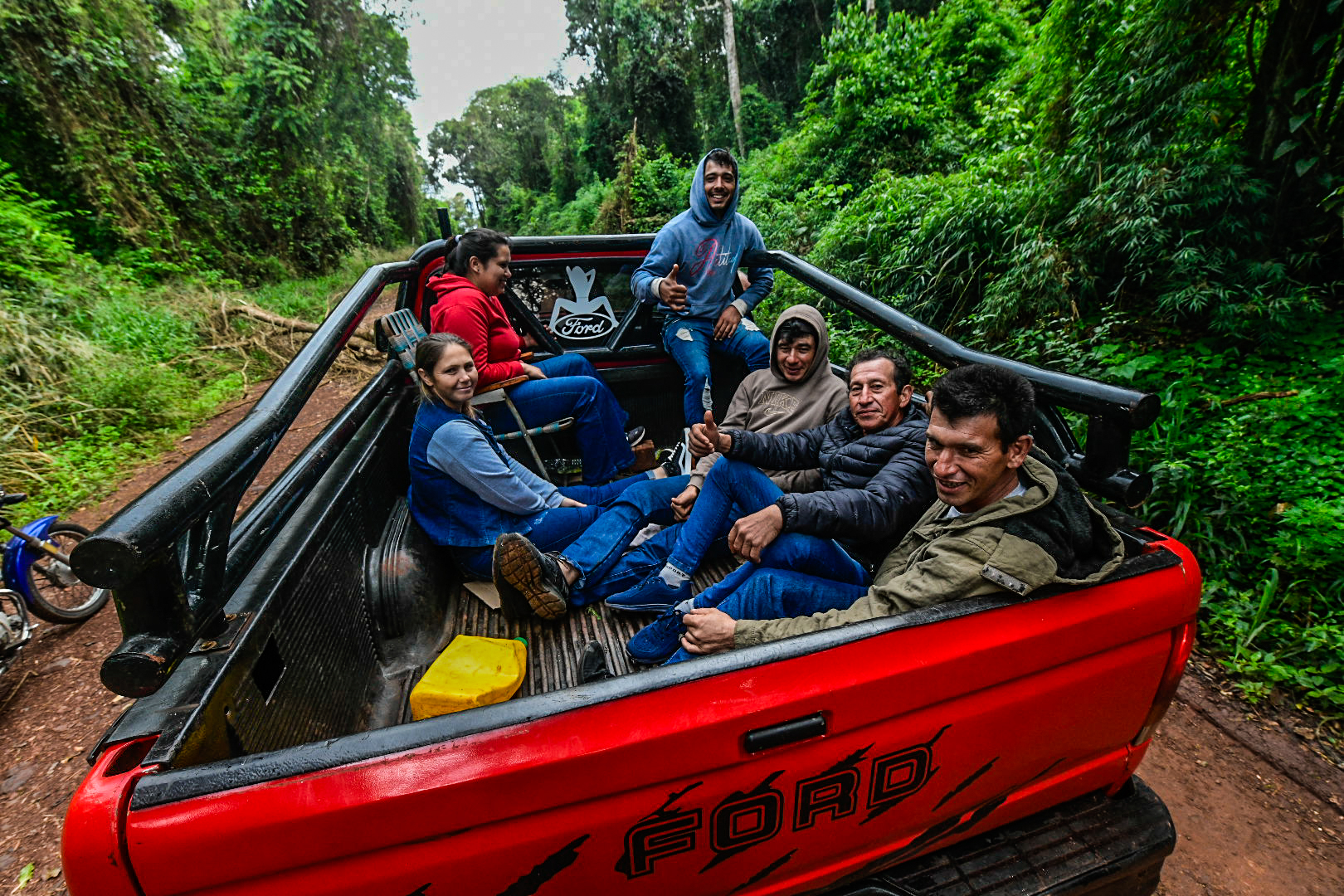 Yerbateros - desregulación yerbatera - Inym - Yerba mate- Milei en Iguazú Misiones - productores yerbateros- tractorazo - Foto Marcos Canal Doce Otaño septiembre 2026