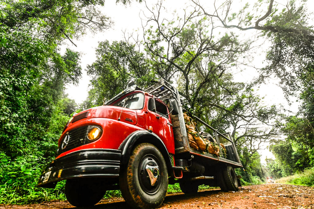 Yerbateros - desregulación yerbatera - Inym - Yerba mate- Milei en Iguazú Misiones - productores yerbateros- tractorazo - Foto Marcos Canal Doce Otaño septiembre 2026