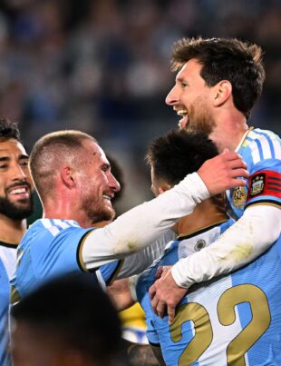 Messi se despidió de la selección en una noche histórica